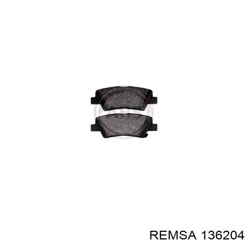 136204 Remsa Pastillas freno traseras