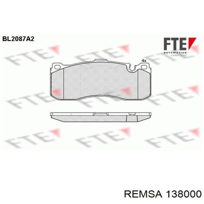 Pastillas freno delanteras Remsa 138000 precio, desde 38,12 EUR