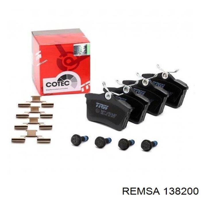 138200 Remsa Pastillas freno traseras