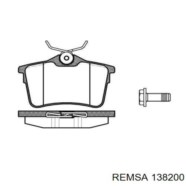 Pastillas traseras de freno Remsa 138200 precio, desde 21,57 EUR