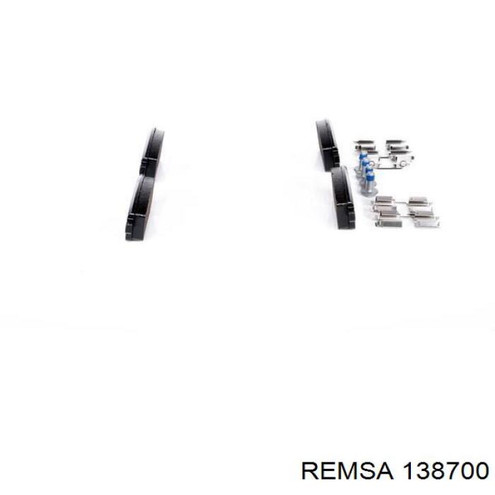 138700 Remsa Pastillas freno traseras