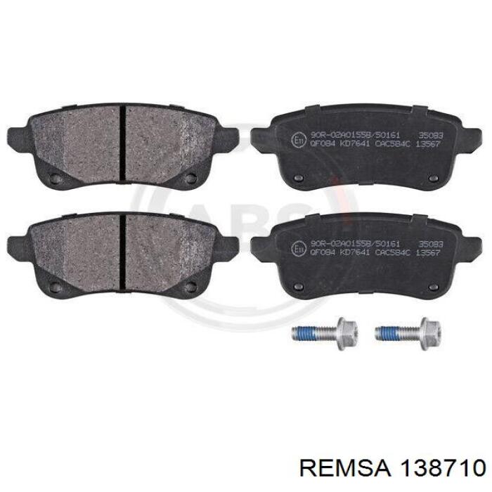 Pastillas traseras de freno Remsa 138710 precio, desde 24,36 EUR