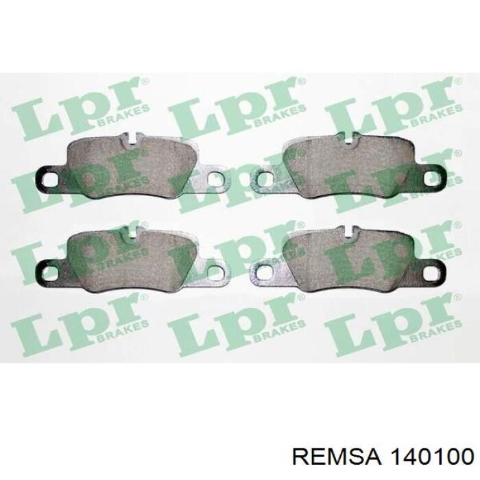 Pastillas de freno traseras 140100 Remsa