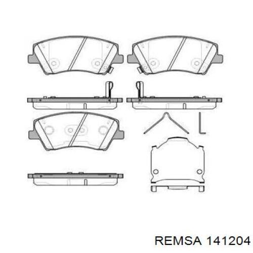 Pastillas freno delanteras Remsa 141204 precio, desde 29,12 EUR