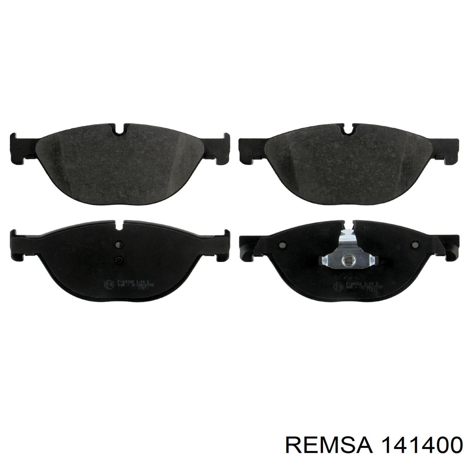 Comprar 141400 Remsa Pastillas delanteras de freno