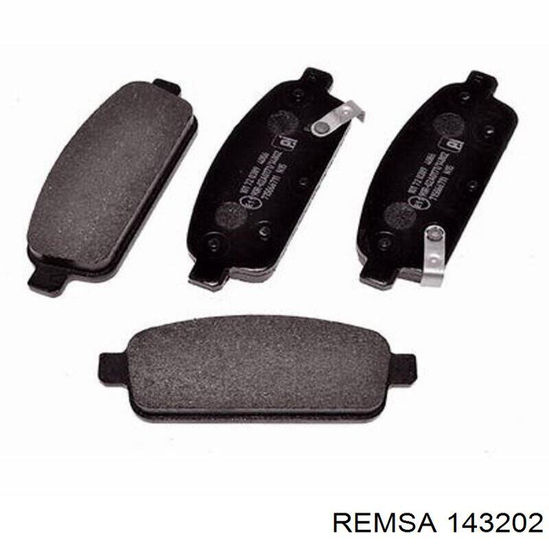 Pastillas traseras de freno Remsa 143202 precio, desde 25,69 EUR