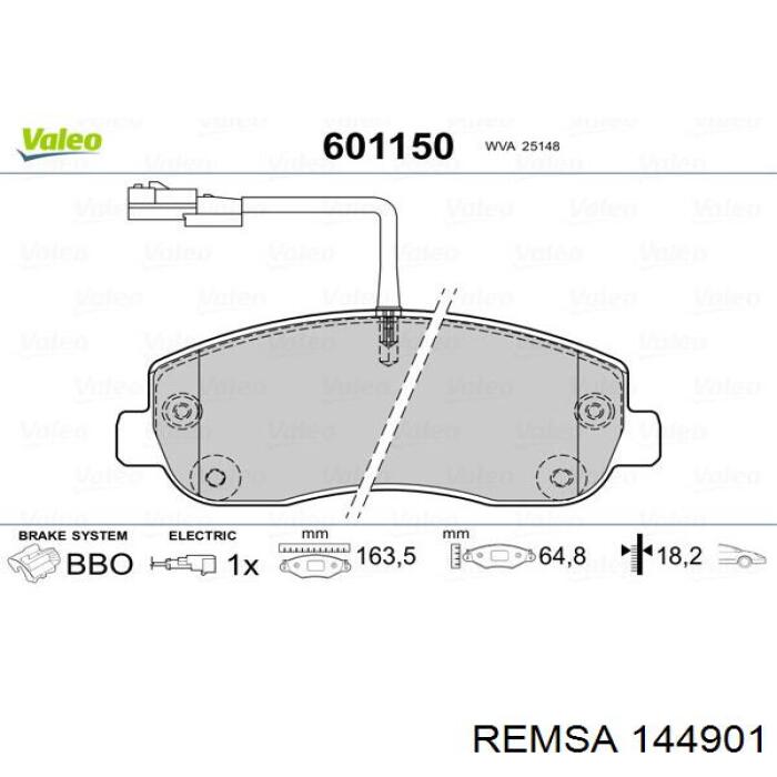 Pastillas freno delanteras Remsa 144901 precio, desde 29,73 EUR
