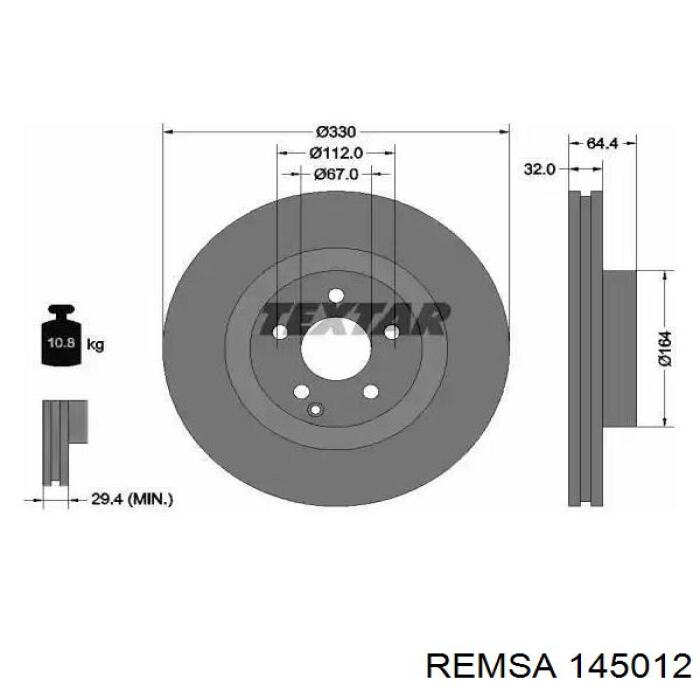 Pastillas traseras de freno Remsa 145012 precio, desde 22,81 EUR