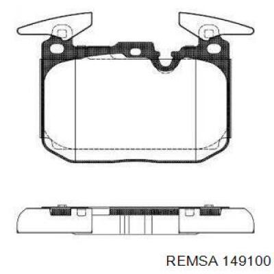 149100 Remsa Pastillas delanteras