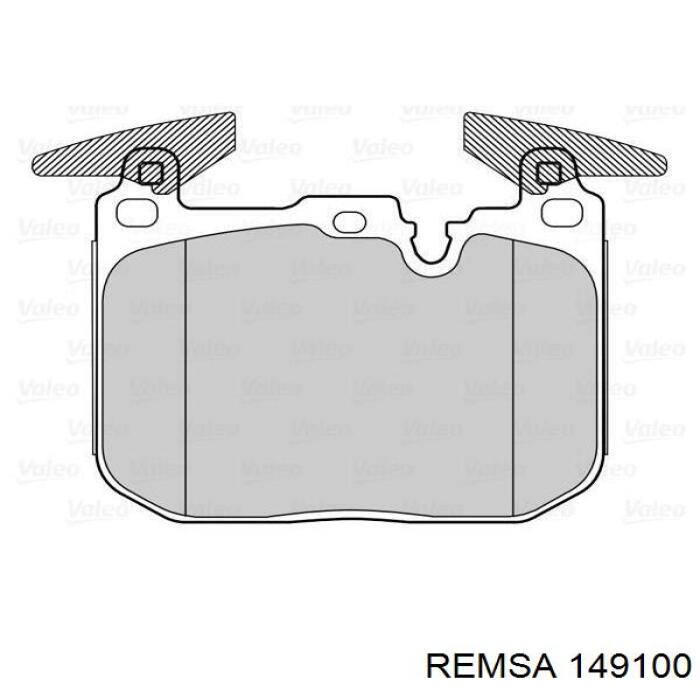 Comprar 149100 Remsa Pastillas delanteras de freno