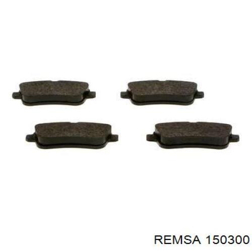 150300 Remsa Pastillas freno traseras
