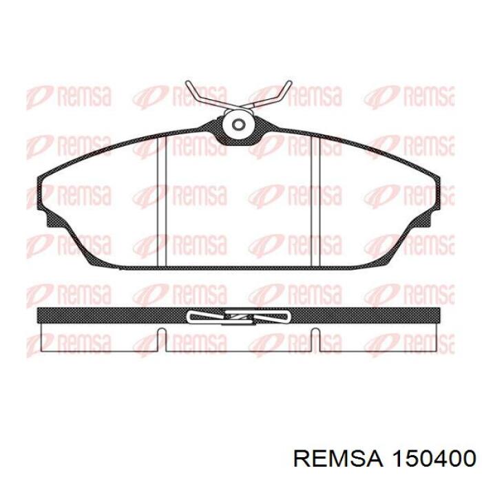 150400 Remsa pastillas de freno delanteras