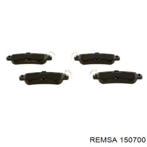 Comprar 150700 Remsa Pastillas de freno traseras