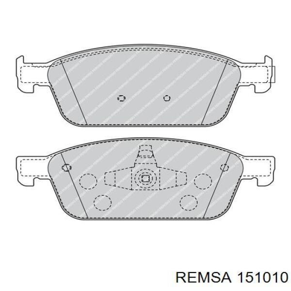 Pastillas de freno delanteras Ford Focus 3 CB8