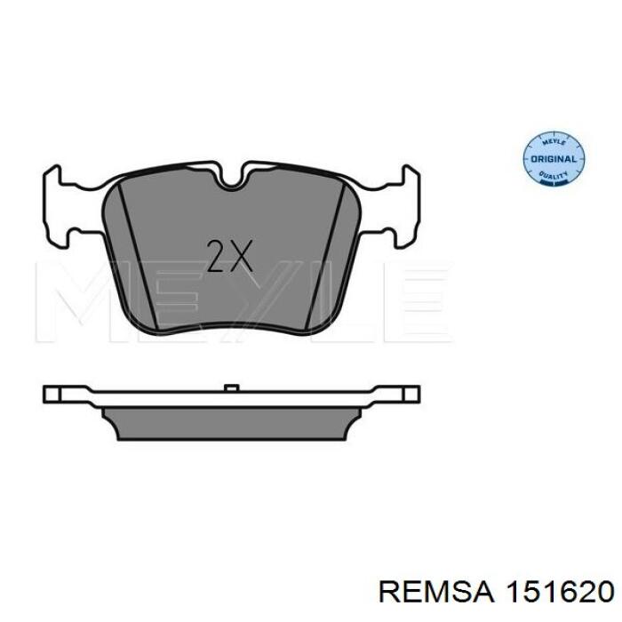 1516.20 Remsa pastillas de freno traseras