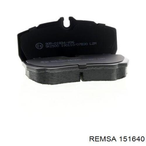 Pastillas de freno traseras 151640 Remsa