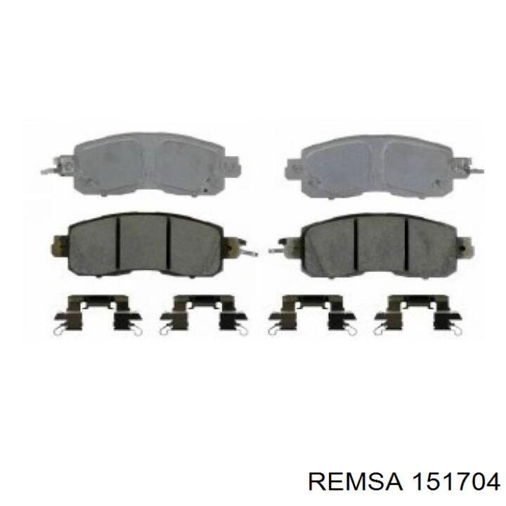 Comprar 151704 Remsa Pastillas delanteras de freno