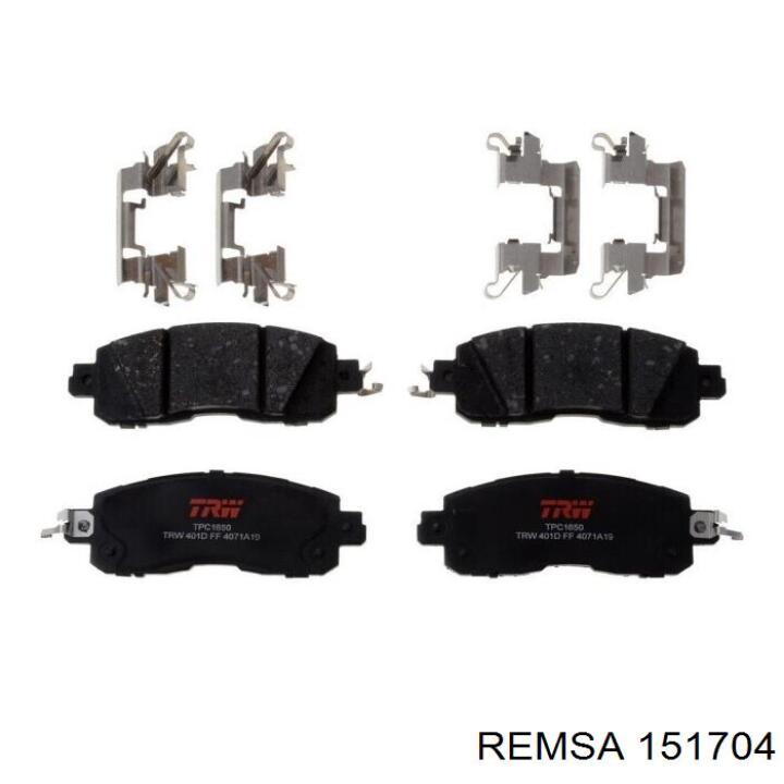 151704 Remsa Pastillas delanteras
