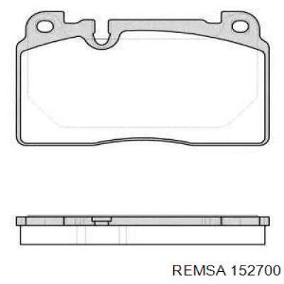 Pastillas freno delanteras Remsa 152700 precio, desde 39,80 EUR