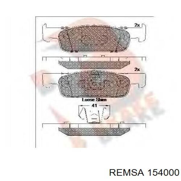 Pastillas freno delanteras Remsa 154000 precio, desde 19,31 EUR