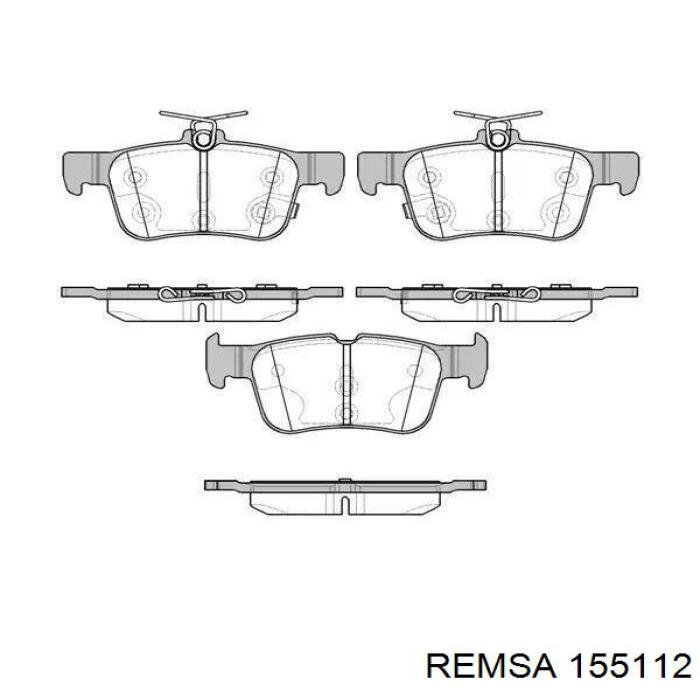 Comprar 155112 Remsa Pastillas de freno traseras