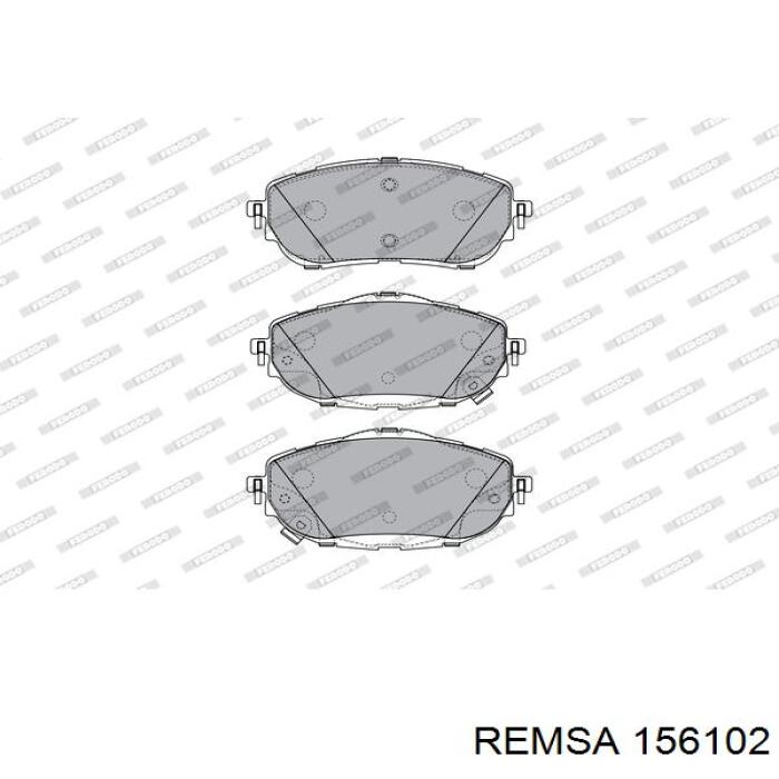 Pastillas de freno 156102 Remsa