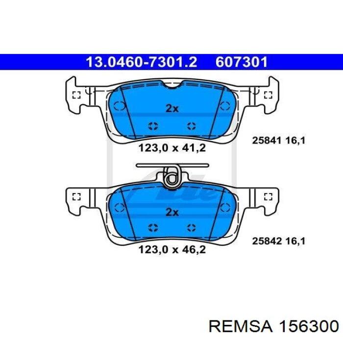Pastillas traseras de freno Remsa 156300 precio, desde 23,16 EUR