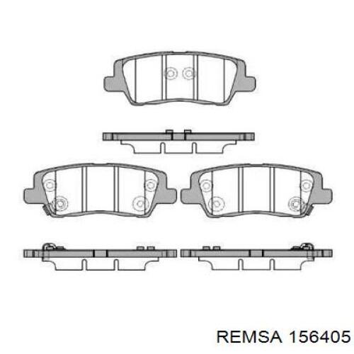 156405 Remsa pastillas de freno traseras