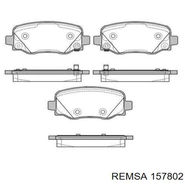 Comprar 157802 Remsa Pastillas de freno traseras