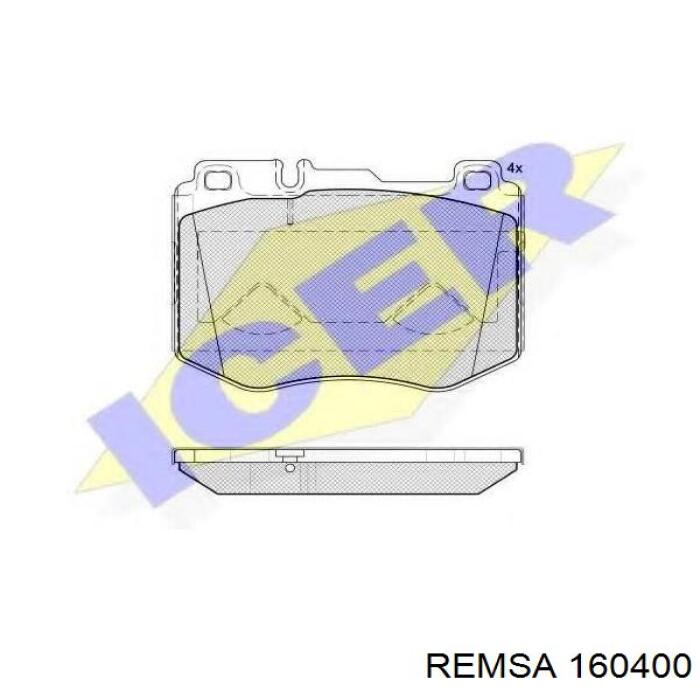 160400 Remsa Pastillas delanteras