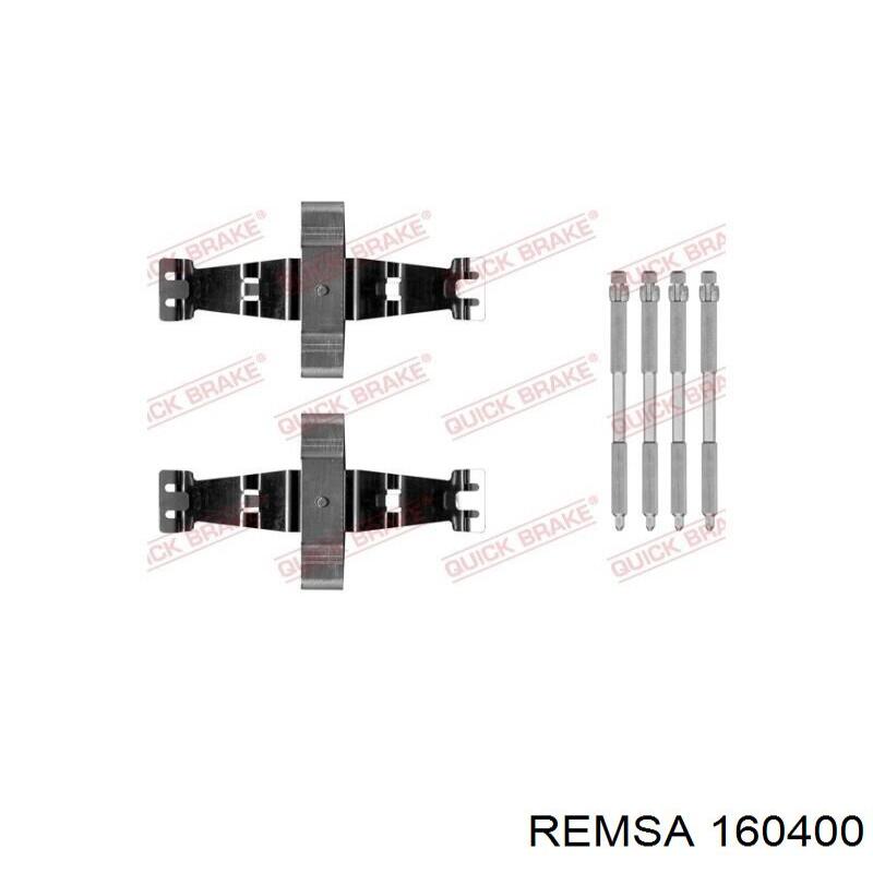 Pastillas de freno delanteras Remsa 160400