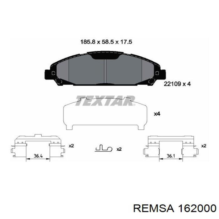 5291378 Ford Pastillas delanteras