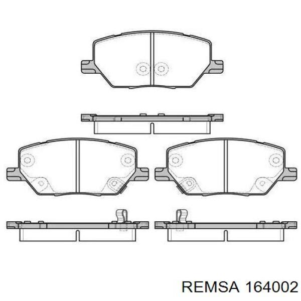 164002 Remsa Pastillas delanteras
