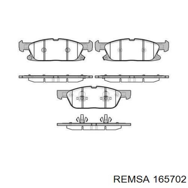 Pastillas de freno 165702 Remsa