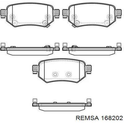 Comprar 168202 Remsa Pastillas de freno traseras