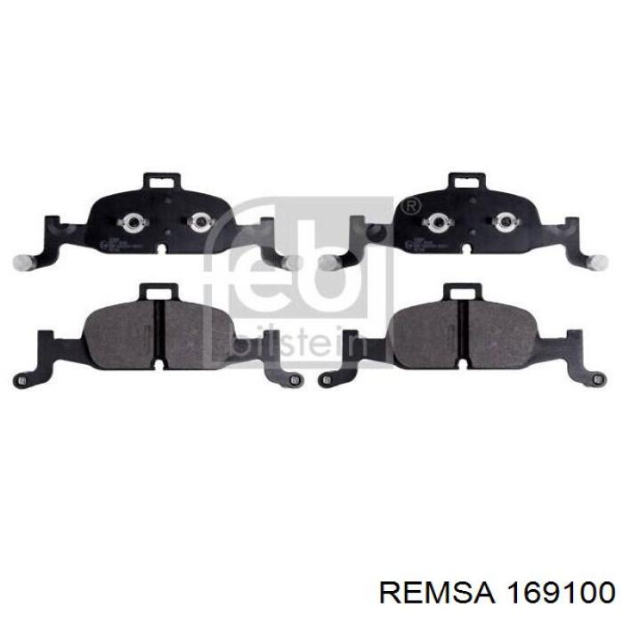 169100 Remsa pastillas de freno delanteras