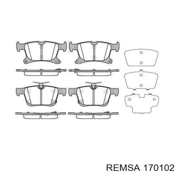 ZD1901 Wagner Pastillas freno traseras