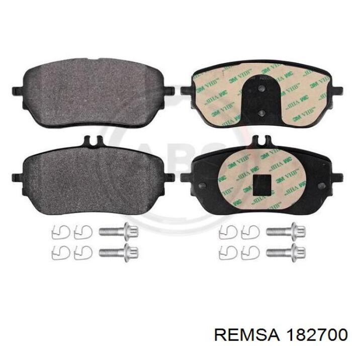 182700 Remsa pastillas de freno delanteras