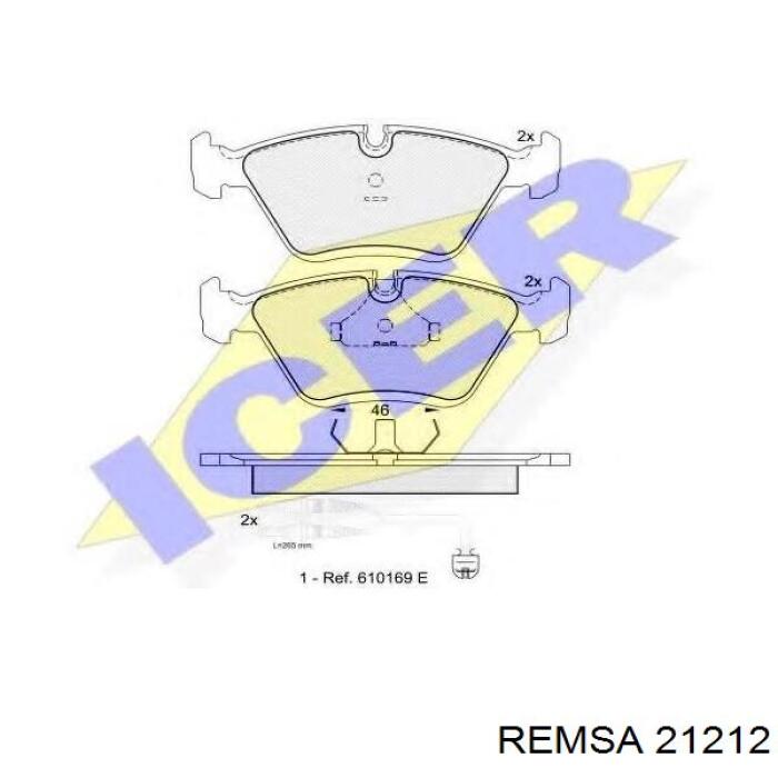 Pastillas de freno delanteras Mazda 323 BA