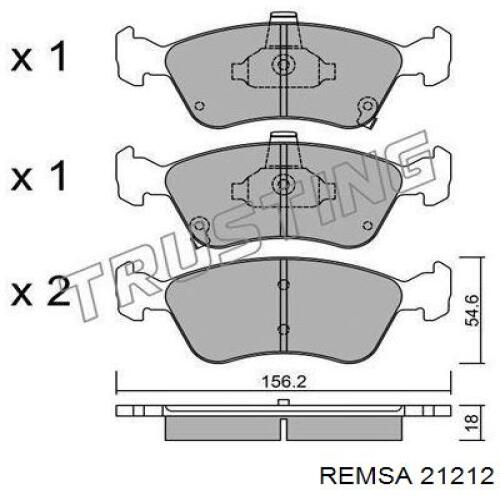 Pastillas de freno delanteras Mazda 323 BA