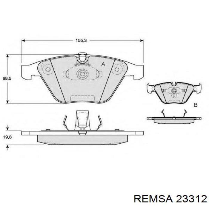 Pastillas de freno delanteras BMW 3 E90