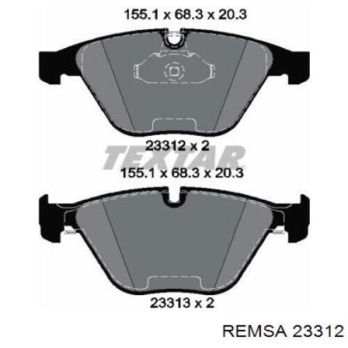 Pastillas de freno delanteras BMW 3 E90