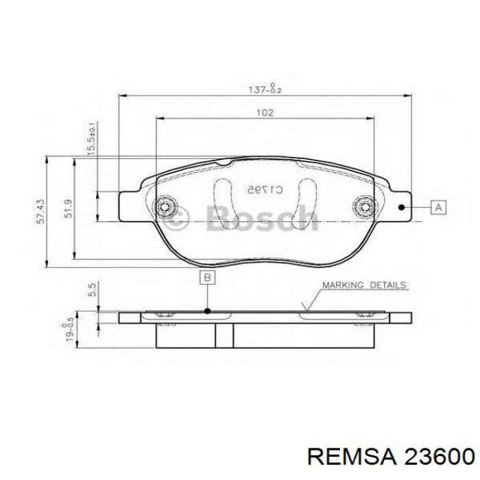 Pastillas de freno delanteras Nissan Terrano 1 WD21
