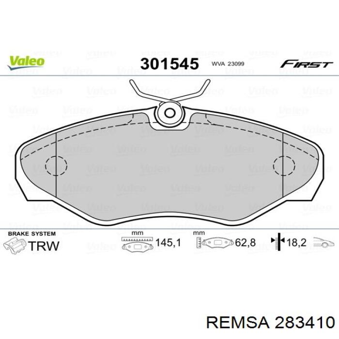 Pastillas de freno delanteras Renault Trafic 2 FL
