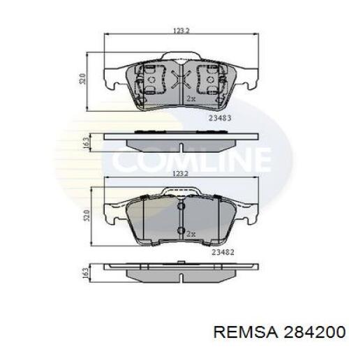 Pastillas de freno traseras Renault Espace 4 JK0