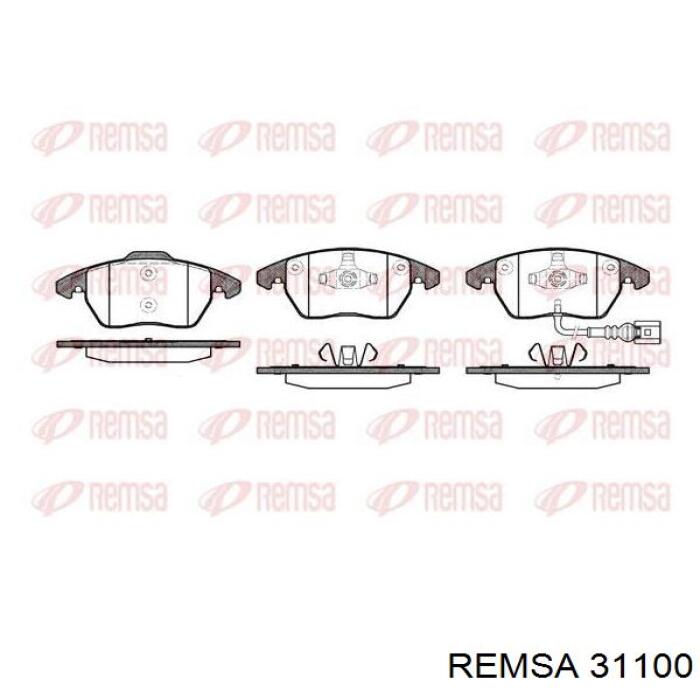 31100 Remsa pastillas de freno traseras