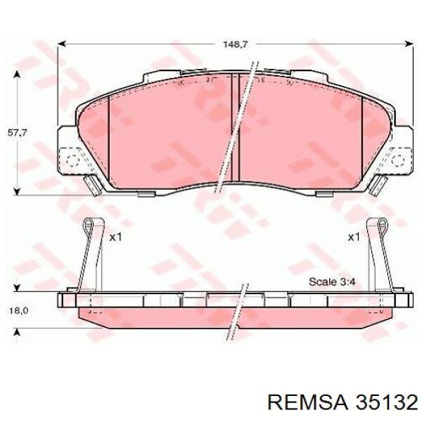 Pastillas de freno delanteras Honda CR-V 1 RD
