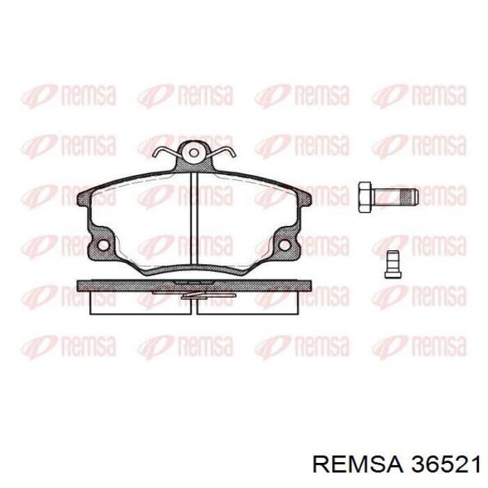 36521 Remsa pastillas de freno traseras
