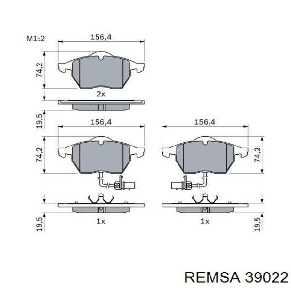 Pastillas de freno delanteras Audi A6 4F2