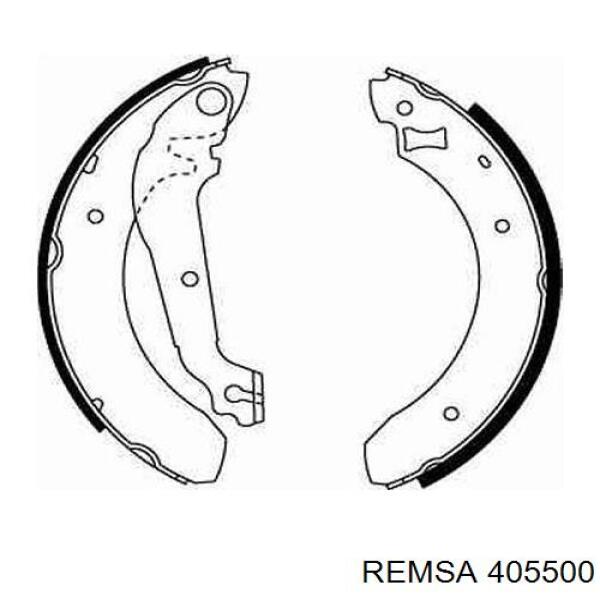 405500 Remsa zapatas de frenos de tambor traseras